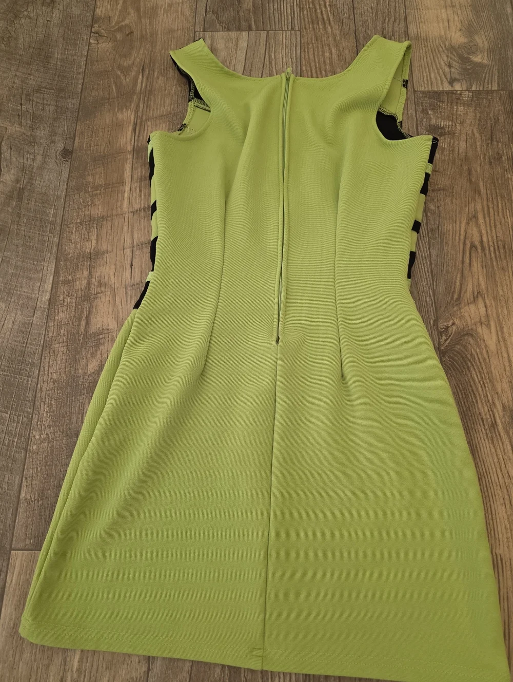 Vintage 90s Grace Usa Bodycon Neon Sz Small Dress - Picture 3 of 3